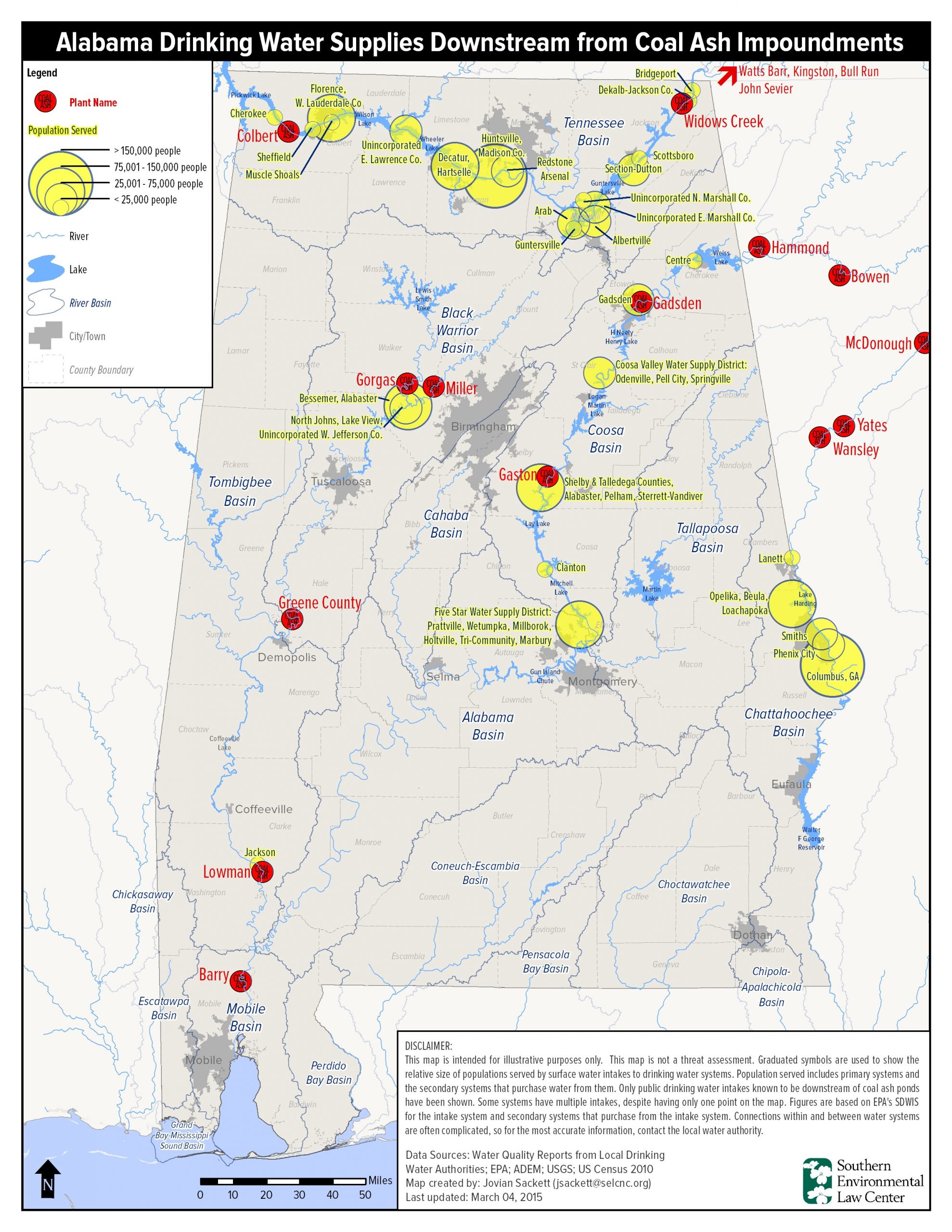 Alabama Power announces inadequate preliminary coal ash closure plans ...